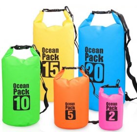 Waterproof PVC Solid Colour Bag